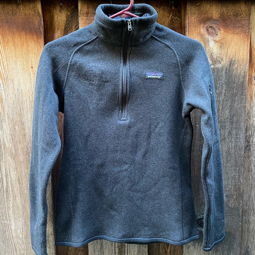 BNWT Black Patagonia Better Sweater 1/4 Zip